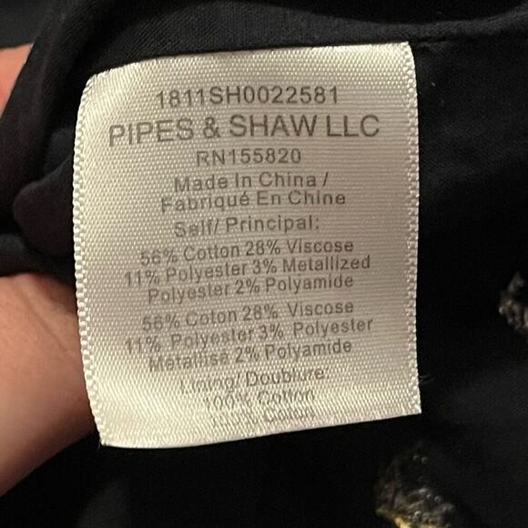 Veronica Beard Alia Metallic Long Sleeve Mini Dress - Picture 6 of 8